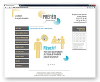 Création d'un site Internet pour Prénéo-Financement